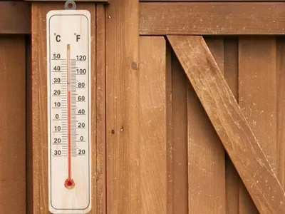 Image de Verk 07185 Thermomètre d'extérieur 22 cm en bois