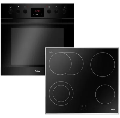 Produktbild von Amica - EHC 12921 SM - Einbau-Herdset - Glaskeramik-Kochfeld