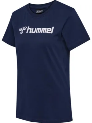 Produktbild von Hummel hmlMOVER Baumwolle T-SHIRT S/S WOMAN - marine, Größe:S