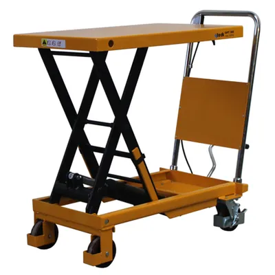 Produktbild von qteck Scherenhubtische SHT-Serie PU/Single mit Plattform 855x500mm und 300kg Hubkraft