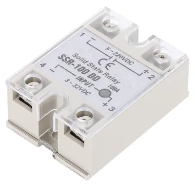 Image de Relais semi-conducteur CC SSR avec interrupteur sans contact SSR-100DD 5-220 VCC de haute qualité