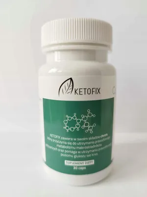 Obrázek produktu pro KETOFIX 30 kapslí podporuje přírodní doplněk stravy na hubnutí