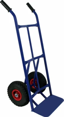 Produktbild von Sackkarre 250 kg mit Luftreifen, Blau, Schaufel 400x180 mm, Höhe 104 cm