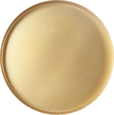 Produktbild von Dekotablett Metall Ø 24 x 2 cm gold