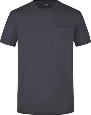 Produktbild von Klassisches T-Shirt mit Brusttasche black, Gr. XXL