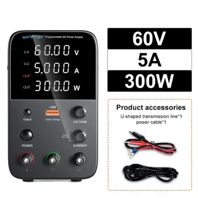 Obrázek produktu pro Stejnosměrný napájecí zdroj Wanptek, výstupní napětí 30V/60V/120V, nastavitelný proud až 10A , WPS605H