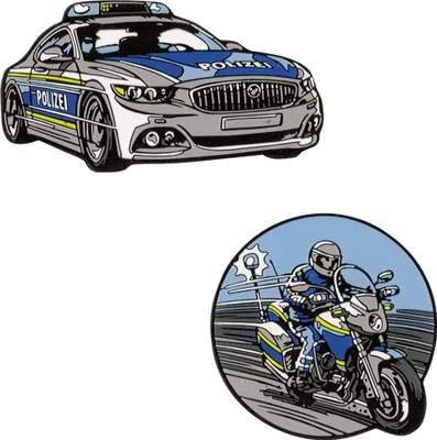 Produktbild von Scout Funny Snaps Move 2er Set Blau mit Muster