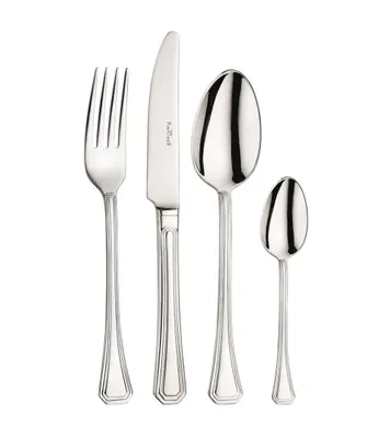 Immagine prodotto di Pinti Octavia Set 24 posate acciaio inox 18/10 – Servizio per 6 Persone - forchetta, coltello, cucchiaio e cucchiaino - Design elegante per tavole classiche e vintage