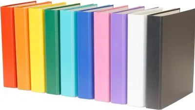 Produktbild von 20x Ringbuch / DIN A5 / 2-Ring Ordner / 10 verschiedene Farben