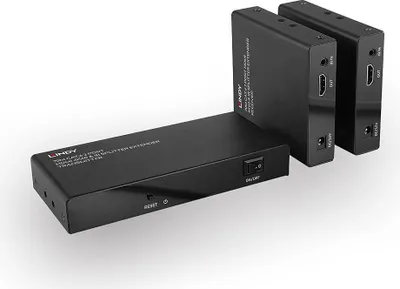 Immagine prodotto di Estensore splitter Lindy 70m Cat.6 2 porte HDMI 4K60 e IR