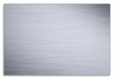 Produktbild von Wallario Frühstücksbrettchen aus Glas 20 x 30 cm mit rutschfesten Füßen, Motiv Muster aus grauen Streifen - Schraffur