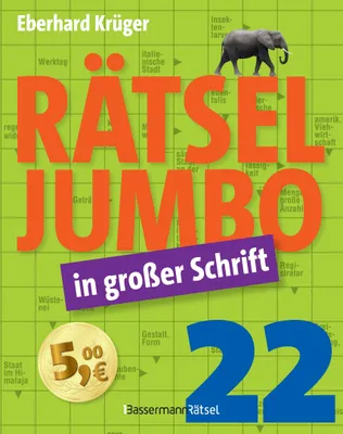 Produktbild von Rätseljumbo in großer Schrift 22