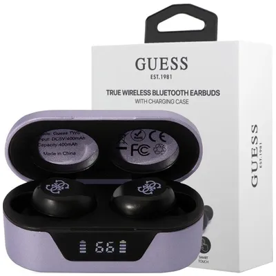 Produktbild von Guess Bluetooth Kopfhörer Gutwst31Eu Tws + Docking Station Lila/Violett