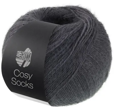 Produktbild von Lana Grossa - Cosy Socks 0007 dunkelgrau
