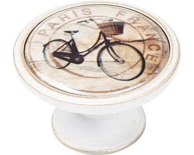 Obrázek produktu pro Walteco Nábytková knopka Bike, průměr 37mm, bronz patina