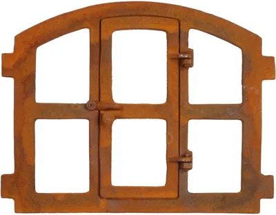 Produktbild von Öffnungsfähiges Stallfenster im Antik-Stil aus Eisen, 51 cm