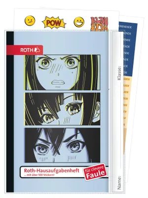 Produktbild von Roth HA-Hefte Teens für clevere Faule Manga Eyes