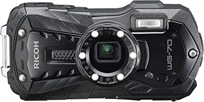 Produktbild von Ricoh WG-70 Kompaktkamera 16 MP CMOS 4608 x 3456 Bildpunkte 1/2,3" Schwarz WG-70 Schwarz, CMOS 16 MP, 16 MP, 4608 x 3456 Bildpunkte, CMOS, 5X, Full HD, Schwarz