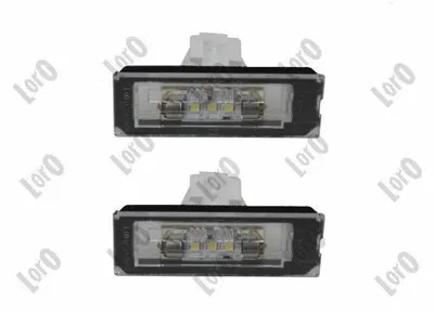 Produktbild von 2x ABAKUS 016-53-900LED Kennzeichenbeleuchtung für FIAT Ducato Kastenwagen (250, 290) LED