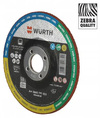 Image de WURTH Disque de meulage D125x3mm semi-flexible Multi acier métaux