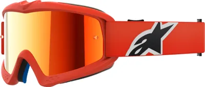 Produktbild von Alpinestars Vision Corp Mirrored Jugend Motocross Brille, orange, Einheitsgröße