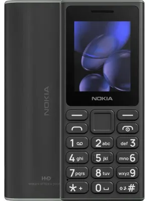 Obrázok produktu pre Nokia 105 (2024), Navýšku, Dual SIM, 5,08 cm (2"), 120 x 160 px, 1000 mAh, Čierna