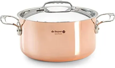 Produktbild von De Buyer Prima Matera Bratentopf Kupfer/Edels. 20 cm induktion