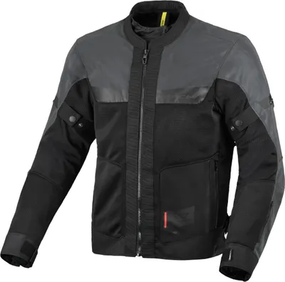 Immagine prodotto di Giacca da moto in tessuto impermeabile Macna Empire 2.0 NightEye, nera, taglia L