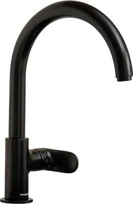 Produktbild von Hansgrohe Vernis Blend M35 Armatur Wasserhahn Einhebel-Küchenmischer 210, 1jet Mattschwarz - inkl.