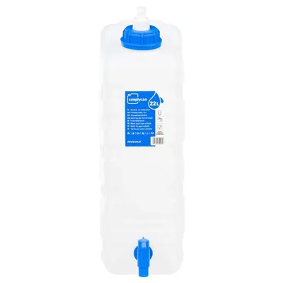 Zdjęcie produktu dla vidaXL Pojemnik na wodę z kranem i dozownikiem mydła 20 L plastikowy