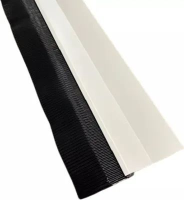 Produktbild von Brustblech weiß RAL 9010 mit 13 cm langer Schürze 2 m