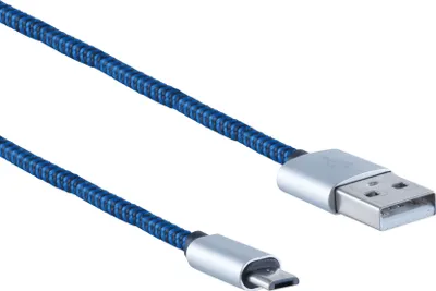 Immagine prodotto di shiverpeaks BS14-50017 Cavo USB 0,3 m USB 2.0 USB A Micro-USB B Blu (BS14-50017)