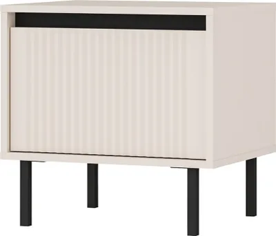 Produktbild von Selsey Osaka - Nachttisch mit einer Schublade, Sandbeige, 52 cm