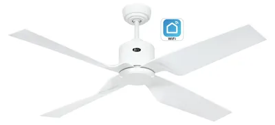 Zdjęcie produktu dla Energooszczędny wentylator sufitowy z pilotem Eco Dynamix II WiFi 132 cm Biały