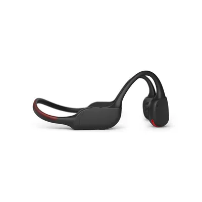 Produktbild von TAA7607BK Kabelloser Open-Ear-Sportkopfhörer, Knochenleitung, IPX66-Klasse, LED-Beleuchtung. Schwarz.