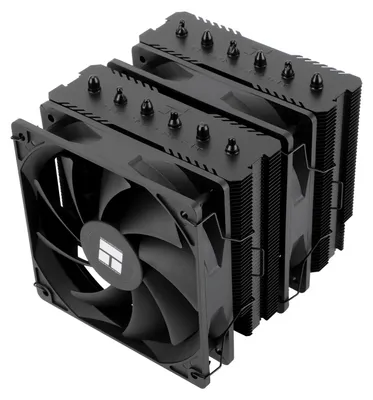 Produktbild von Thermalright TR Peerless Assassin 120 SE Black CPU-Kühler, 6 Heatpipes AGHP-Technologie, Zwei 120-mm-PWM-Lüfter, 1550 U/min Geschwindigkeit, Kompatibel mit AM4/AM5 und Intel 1700/1851 – Schwarz-PA120