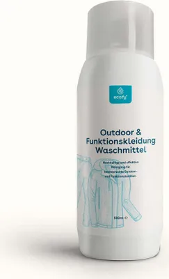 Produktbild von eco:fy Waschmittel für Outdoorbekleidung Funktionsbekleidung Sportbekleidung vegan Spezialwaschmittel Funktionstextilien Goretex Sympatex