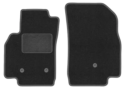 Immagine prodotto di Tappetini anteriori in moquette per Opel Karl 2015- (hatchback) – 2 pezzi, grigio grafite, su misura – Wielganizator LUX