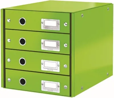 Obrázek produktu pro Esselte Leitz Schubladenbox Click & Store grün DIN A4 mit 4 Schubladen