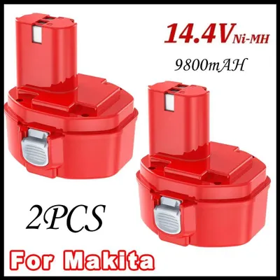 Zdjęcie produktu dla Akumulator do elektronarzędzi - akumulator zamienny PA14 1420 1422 6280D 6281D 6237D - 14,4 V - 9800 mAh - duża pojemność - zestaw 2 sztuki