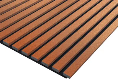 Produktbild von Akustikpaneel Kupfer foliert 2400 x 572 x 19 mm