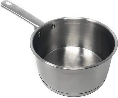 Productafbeelding van DigiRigi® koekenpan met friteerbak, roestvrij staal, Ø 16 cm × H 9 cm – Geschikt voor inductiekookplaten, voor bakken, stoven en stomen, geschikt voor alle soorten fornuizen