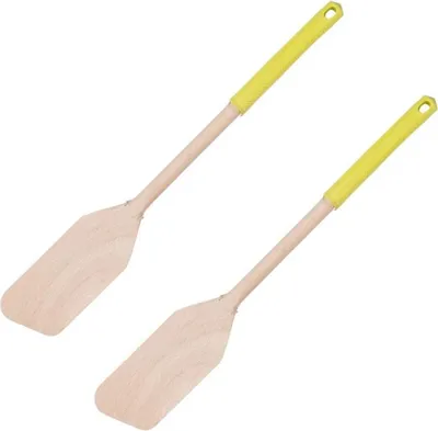 Image de Set de 2 ustensiles de cuisine spatule en bois et silicone Fackelmann Boisselerie