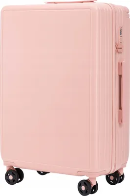 Image de Valise de voyage de taille moyenne Wings BUNTING en ABS+ avec 4 roulettes, rose