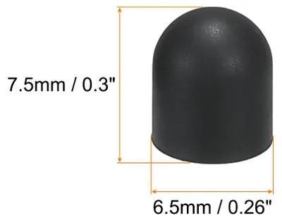 Produktbild von 30 Stš¹ck Stylus Stiftspitzen Leitf?hig Silikon Gummi Kapazitiv Touchscreen Stifte Spitze Weich Universal Ersatz 6.5mm