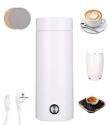Mini-Wasserkocher 450 ml, Edelstahl, automatische Abschaltung