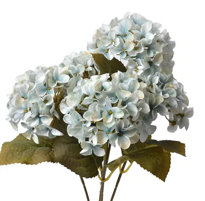 Image de Clayre & Eef Fleur artificielle Hortensia 45 cm bleu plastique