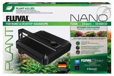 Productafbeelding van Aquariumverlichting Fluval Nano Plant 4.0 LED, dimbaar via app, 20W, CRI 92
