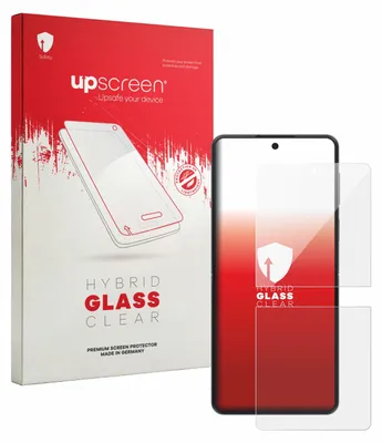 Produktbild von upscreen Schutzglas für Samsung Galaxy Z Flip 8 Schutzfolie Panzer Folie Glas Display Schutz klar