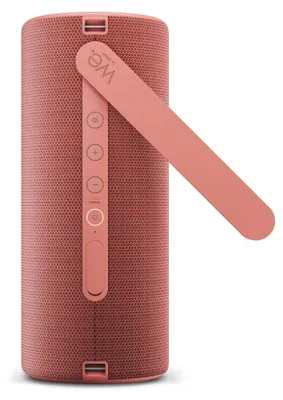 Zdjęcie produktu dla Loewe WE. Hear 2 koralowa czerwień, głośnik Bluetooth, 60 W, wodoodporny, przenośny, ładowany, 17 godzin pracy na baterii, do użytku na zewnątrz i wewnątrz pomieszczeń